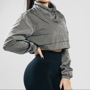alphalete endure crop jacket